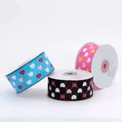 Gift Wrap Ribbon Bow Print Ribbon Belt Cake Mousse Decorative Baking Strap
