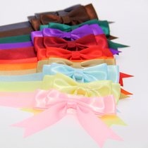 Ribbon bow custom cake edge decoration with gift box packaging bow processing hand bowknot ribbon