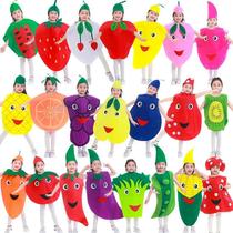 61 Childrens Day Fruit Clothing Vegetable Kindergarten Show Fashion Show for Halloween Pumpkin Stage Show