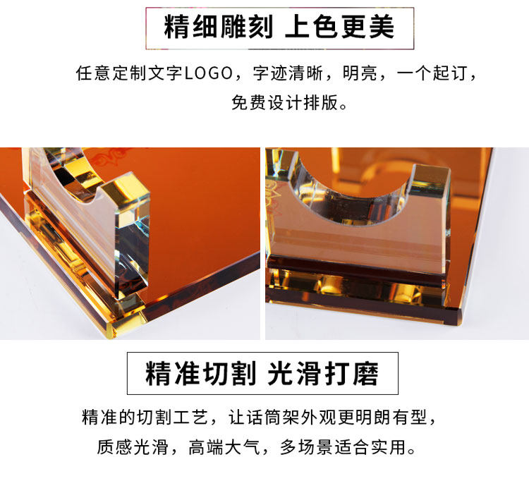 Микрофонная стойка Кристалл держатель микрофона держатель микрофона КТВ поставок настольных беспроводной микрофон держатель Кристалл держатель имидазола рабочего стола украшения KTV