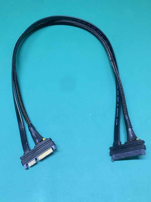 Portable Hard Drive Tester Dedicated Extension Power and Data Integrated Cable Sata, 50cm Length