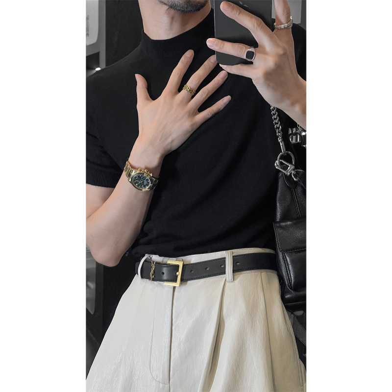 Longtaodao 2025 New Trendy Solid Color Skin-Friendly Soft Versatile Casual Sweater Base Layer Top Longtaodao 2025 New Trendy Solid Color Skin-Friendly Soft Versatile Casual Sweater Base Layer Top