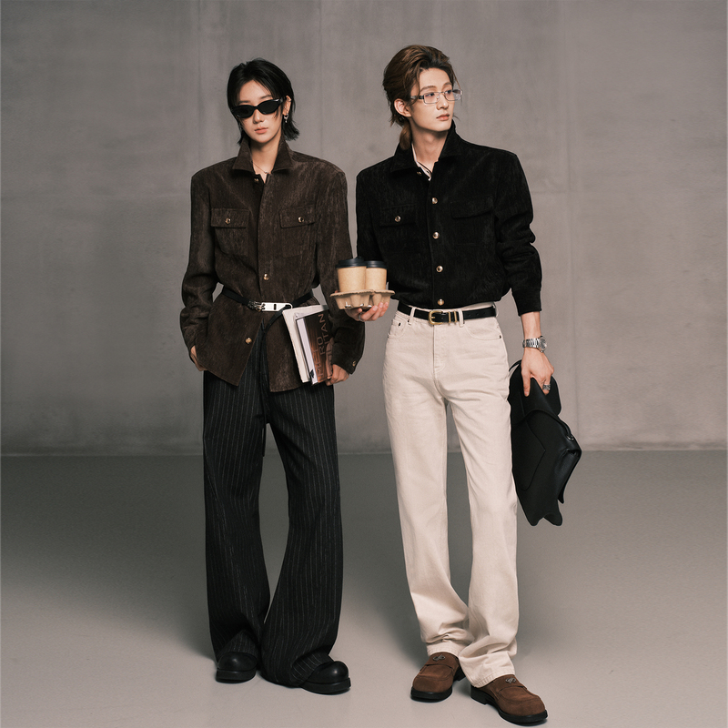 Longtaodao 2026 Early Autumn New Product American Retro High-End Stylish Jacket Versatile Solid Color Coat Trendy