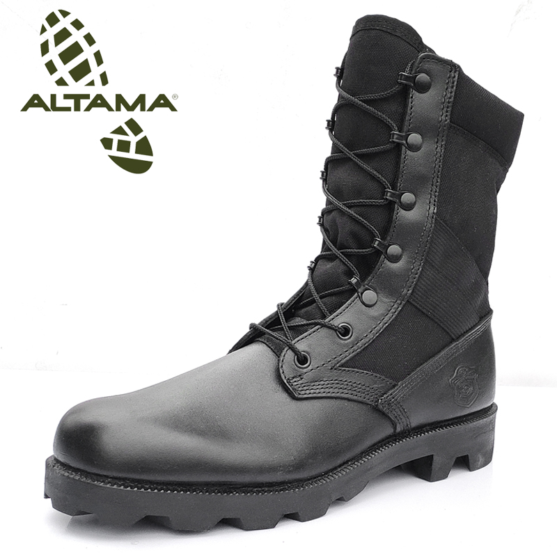 American ALTAMA US military combat boots Men's military fans tactical special boots Men's summer 8-inch high boots Panama bottom