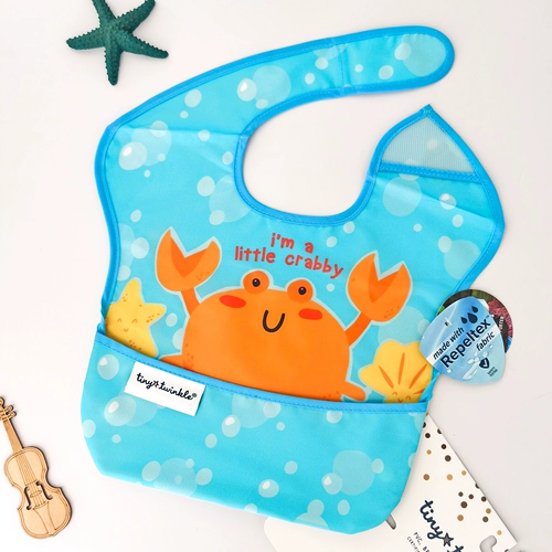 tiny twinkle Летний детский водонепроницаемый нагрудник для еды, 3 лет