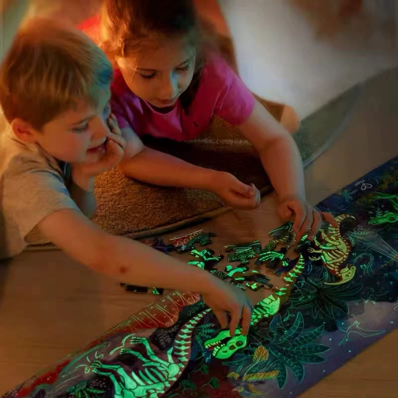 Brainteaser, interactive constructor, magic smart toy, dinosaur, for children and parents, early education