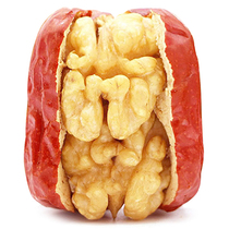 Buy 1 get 1 catty red dates with walnut kernels 1000g vacuum small package jujube plus sandwich fruit hug Xinjiang specialty