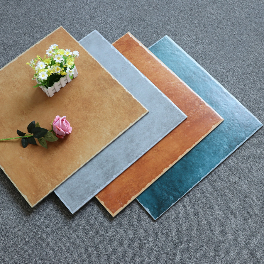 Farfield Garden Wind Mediterranean Tiles 600X600 Living-room Bedroom Non-slip Floor Brick Dining Room Floor Tiles Imitation Ancient Brick