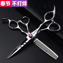 Professional hair scissors hair salon hair stylist special hair cutting scissors 6 inch bird cutting flat cutting thin tooth cutting