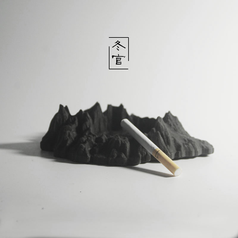 Winter official hand-made ashtray office cement ashtray decoration creative Nordic ins style homestay bar home