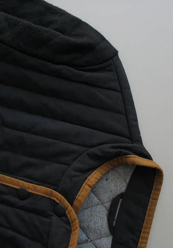 Gỗ [Y119-503] thương hiệu áo len nam chính hãng nam áo bông có đệm cotton 0,83kg áo khoác nam cao cấp