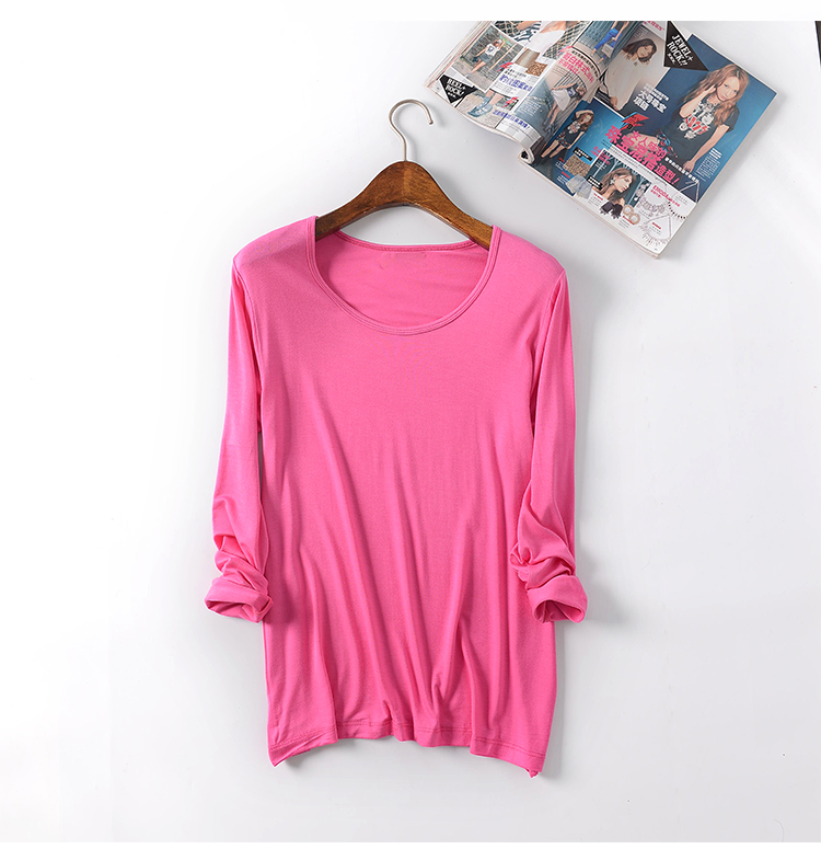Bộ đồ ngủ mùa thu đơn hàng đầu nữ cotton dài tay phục vụ nhà áo thun áo thun nữ mùa thu lỏng pyjama nữ