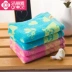 Jie Ya bông phim hoạt hình gấu trẻ em chính hãng bông mềm, khăn thấm khăn nhỏ rửa khăn con nhà - Khăn tắm / áo choàng tắm