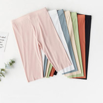 Underpants Summer anti-walking light Women extras 50% riding pants big code ice wire safety pants tight fit elastic pants slim fit