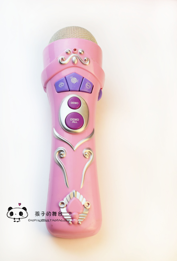 Xuất khẩu micro trẻ em hát karaoke không dây ktv em bé đồ chơi cô gái sừng nhạc cụ đồ chơi em bé