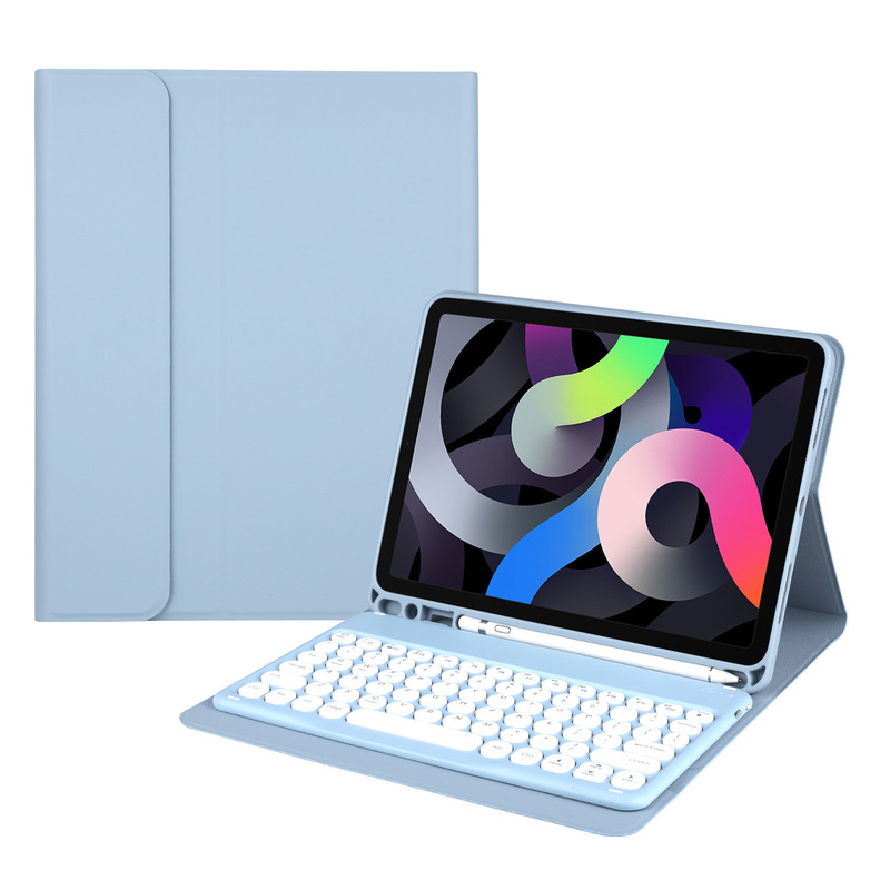 Suitable for Round Cap Bluetooth Keyboard Protective Case 2021/2021/2019 Ipad10.2/10.5/Air3 with Pen Slot Suitable for Round Cap Bluetooth Keyboard Protective Case 2021/2021/2019 Ipad10.2/10.5/Air3 with Pen Slot