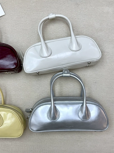 Южнокорейский серебряный небольшой дизайнерский товар, ретро модная кожаная сумка через плечо, из натуральной кожи