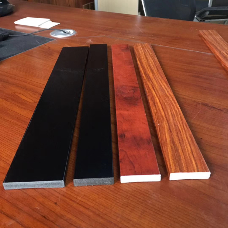 Ceiling flat decorative lines New Chinese style mahogany grain top corner line dado edge line background wall border strip