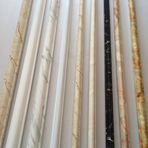PVC imitation marble lines European semi-circular waist line background wall flat line Stone plastic door cover edge line Yuanbao line