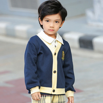  Kindergarten garden clothes spring and autumn suits pure cotton spring primary school students college style school uniforms class clothes three-piece British style new
