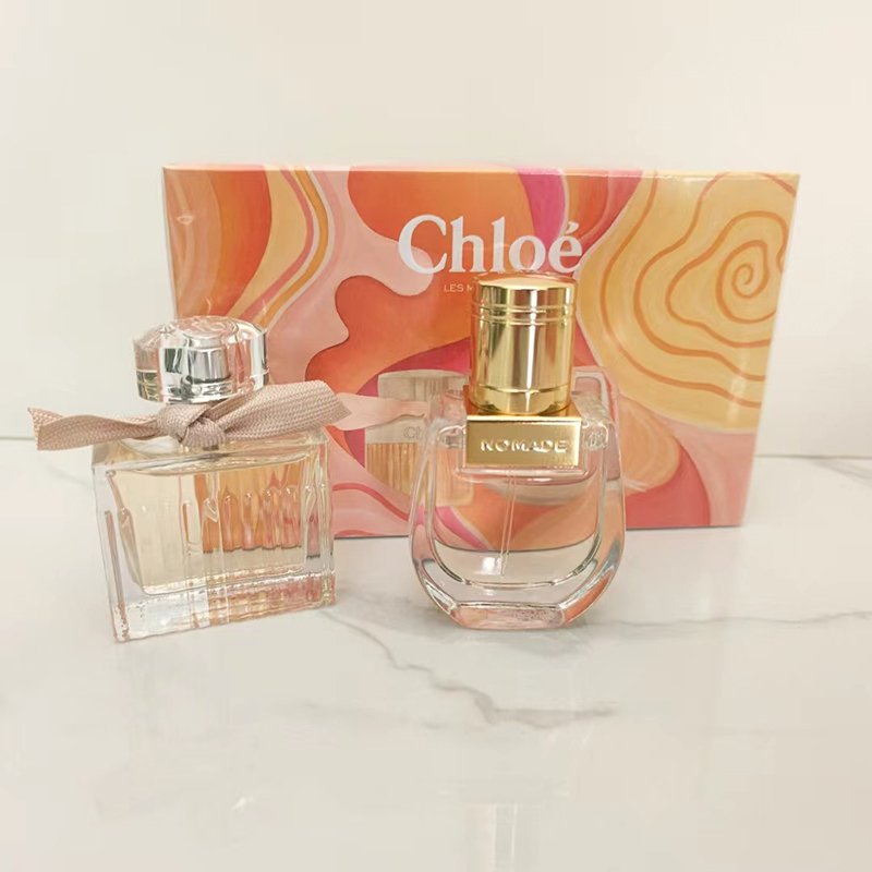 Chloe Perfume Sample with Sprayer Nomade Little Pig Bag Edp20Ml + Meat Ribbon Edp20Ml Gift Box