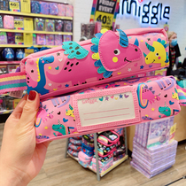 Australian Smiggle Elementary School Student Cartoon Pencil Case Ultra Light Unisex Handheld Stationery Case Unicorn Storage Pencil Case