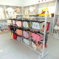 Supermarket shelf hanging underwear rack bra display rack floor-standing multi-functional underwear island rack double-sided underwear hanging rack