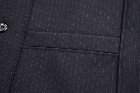 中老年马甲男士春秋薄款西服马甲爸爸装中年休闲背心口袋坎肩外套