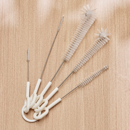 Комплект, щеточка, щетка, заварочный чайник, ершик для бутылочки, 5 шт