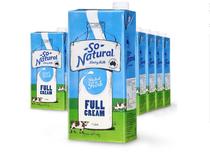 Australia imported Australian Burton (So Natural) full milk pure milk original imported Milk 1L * 12 boxes