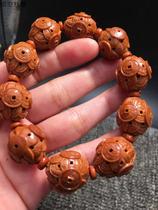 DeArts Xuan Olive Nuclear Hand Strings of Finance Rolling Fortune Transfer Handlebar pieces Su worked Grand seed Refined Art to Play Pure Handmade