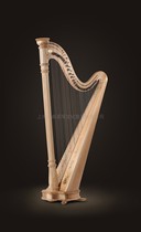 American Leon Healy LYONHEALY Prelude PRELUDE40 String No Pedal Harp