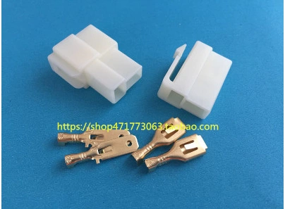 cos nối dây điện Lõi 6.3/2 Lỗ Dây Xe Ô Tô Đầu Cắm Xe Ô Tô Nam Nữ Nhà Ga Kim Dây Dock Cắm Ghế khớp nối dây điện đầu nối dây điện