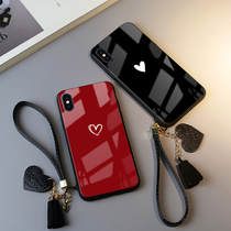 Huawei mate10 mobile phone case mate20 Net red same mate9 glass mirror anti-fall love couple mate20 new ultra-thin personality tide girl mate30 all-inclusive Limited