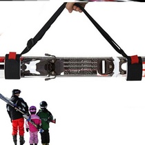 Universal cross-country and alpine skis simple strap single and double board protection strap detachable and fixed backpack ski bag