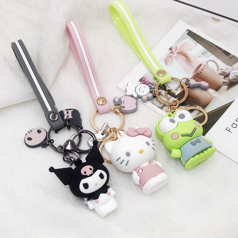 MINISO name innovative paparazzi key buckle bag hanging accessories with female cartoon cute ornament personality customize small pendant