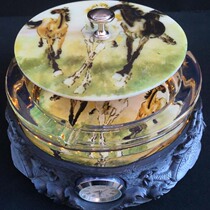 Guangmen Day Crystal Glass Ashtray Office household creative car living room with Valentines Day presents