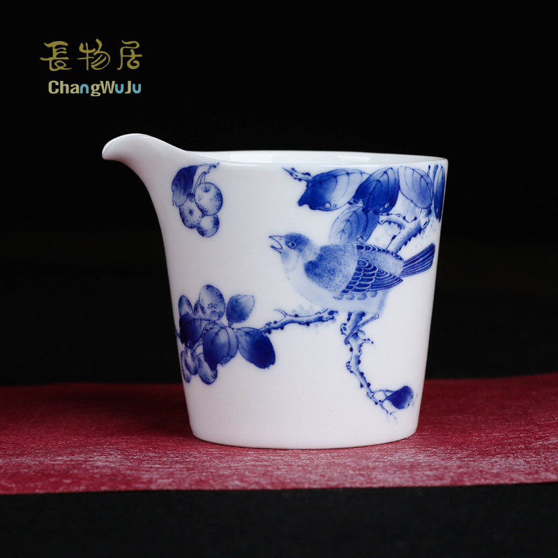 Offered home - cooked ceramic fair keller hand in the draw blue and white porcelain tea set tea tea tea ware jingdezhen porcelain points of pure manual