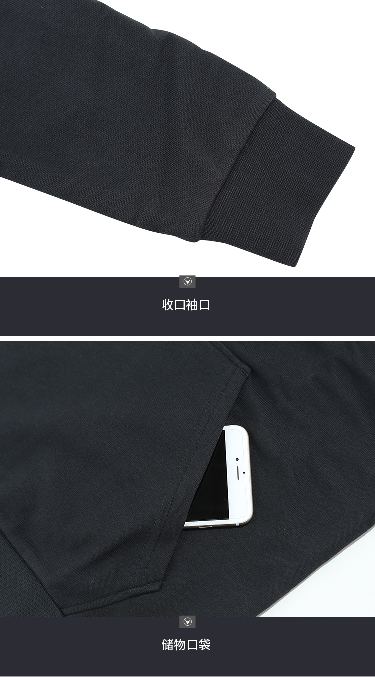 Áo len Adidas nam NEO mùa xuân thể thao áo len trùm đầu giản dị xu hướng áo thun cổ tròn CW3861 - Thể thao lông cừu / jumper áo thun nam tay dài cổ bẻ