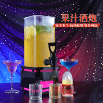 Wine Cannon Bar Restaurant Special Creative Luminous Cocktails barrel with tap 2L3L juice mesh Fat Beer Barrel Commercial