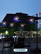 Hung Smoky Lanterns Solar Decorative Lights Courtyard Garden 7 Colorful Villa Copper Wire Lamp Gardening Christmas View Light