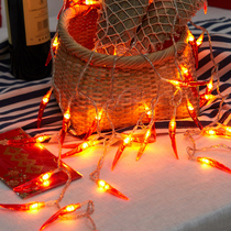 2021 New Year Lantern flashing string lights Starry Spring Festival Blessing Chinese Knot lantern Outdoor decoration room