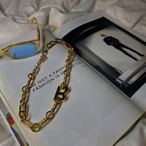 JCCC shadow letter classic clavicle chain female new personality niche design necklace fashion Joker accessories