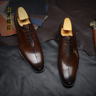 Пиджак классического кроя для кожаной обуви, свадебные туфли в английском стиле, комфортная трендовая обувь, из натуральной кожи