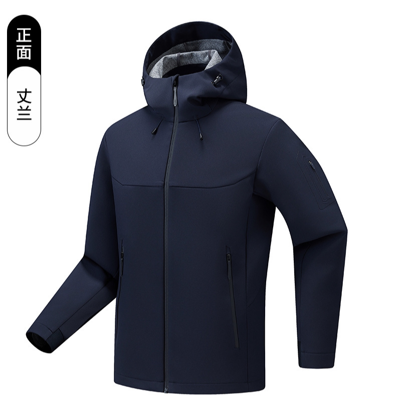 2026 Spring and Autumn Couple's Soft Shell Jacket Windproof, Waterproof, Warm, Commuting, Outdoor, Unisex Jacket