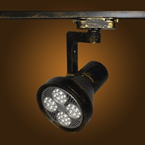 American spotlight sucking ceiling antique copper track lamp European style cob photography clothing 35w40w hair
