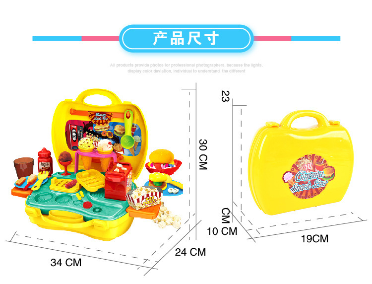 Trẻ em của mô phỏng nhà bếp bộ đồ ăn tiền mặt đăng ký bàn trang điểm công cụ sửa chữa bác sĩ chơi nhà vali đồ chơi thiết lập