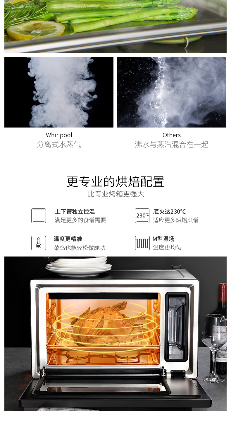 惠而浦 WTO-CS262T 蒸烤一体机 台式 图12
