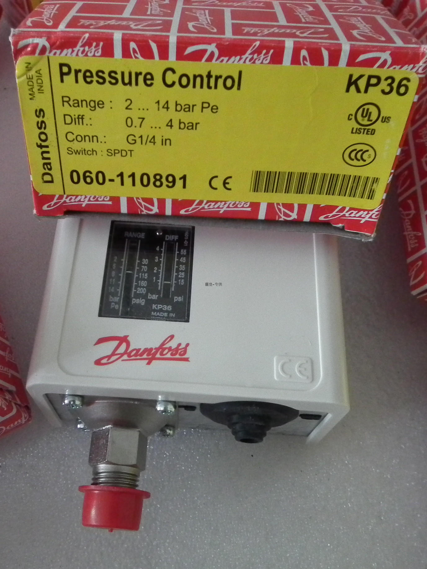 Danfoss Pressure Switch KP35 KP36 KP1 KP2 KP5 Pressure Controller Manufacturersupplier China