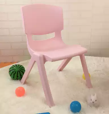 Children's plastic backrest small stool children's bench Baby Home adult seat kindergarten children's table and chair
